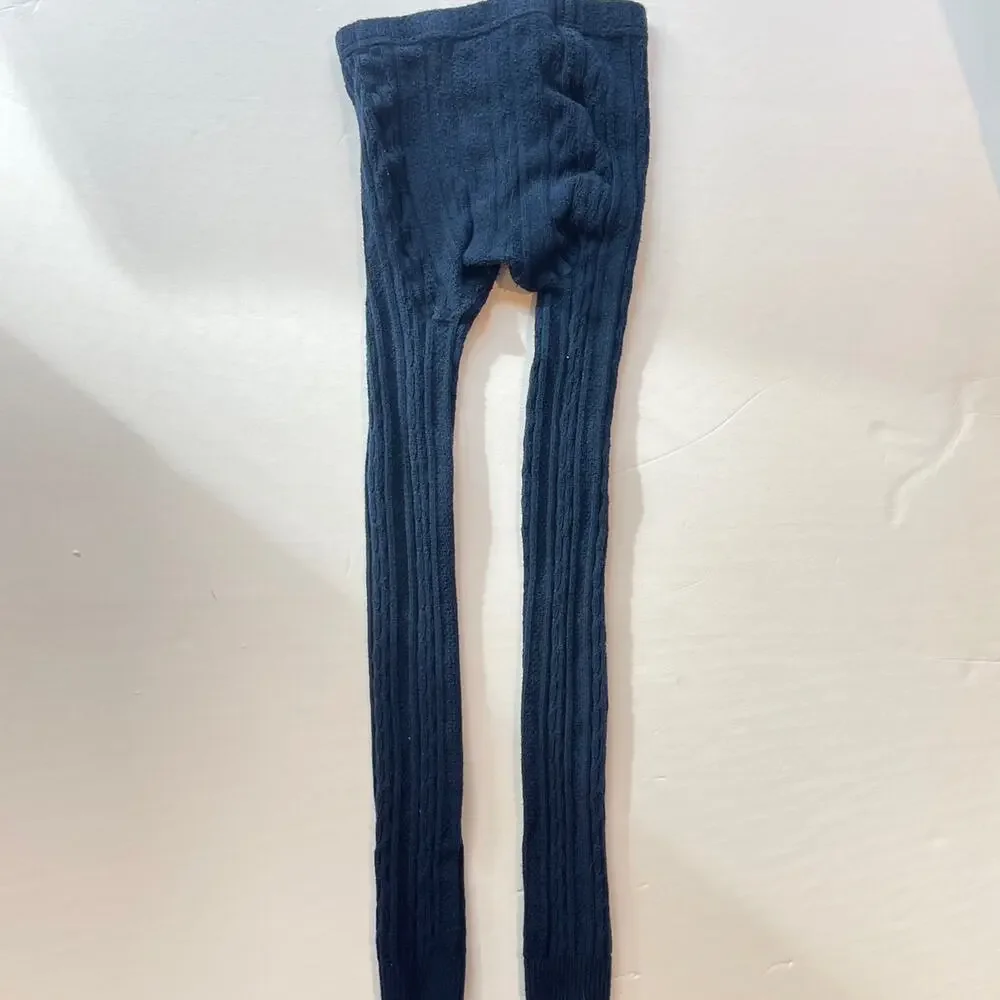 Mini Boden Footless Tights Navy
